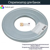 Стерилизатор для банок одноместный (металлический)